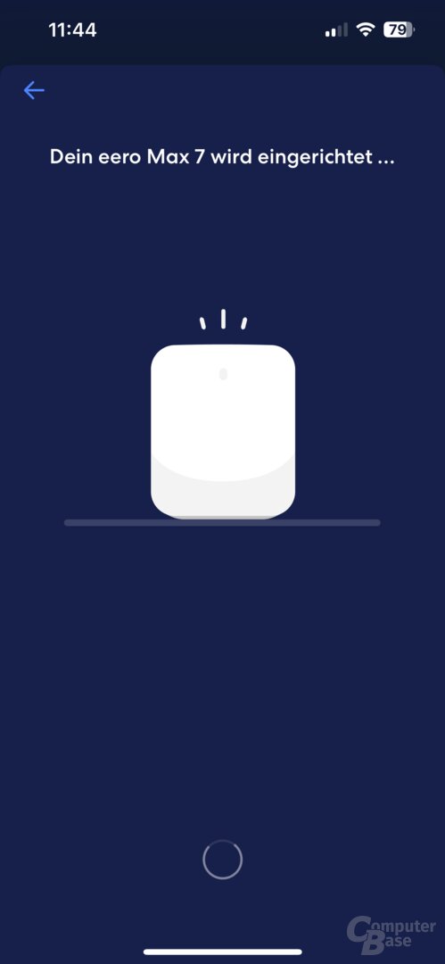 Einrichtung des eero Max 7 in der eero-App