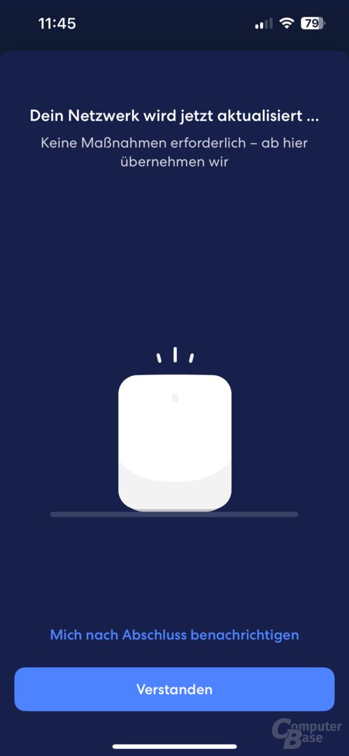Einrichtung des eero Max 7 in der eero-App
