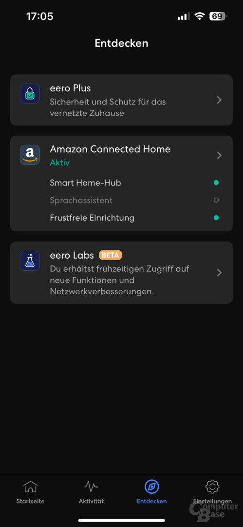 Der eero Max 7 ist auch ein Smart-Home-Hub