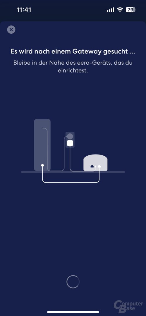 Einrichtung des eero Max 7 in der eero-App