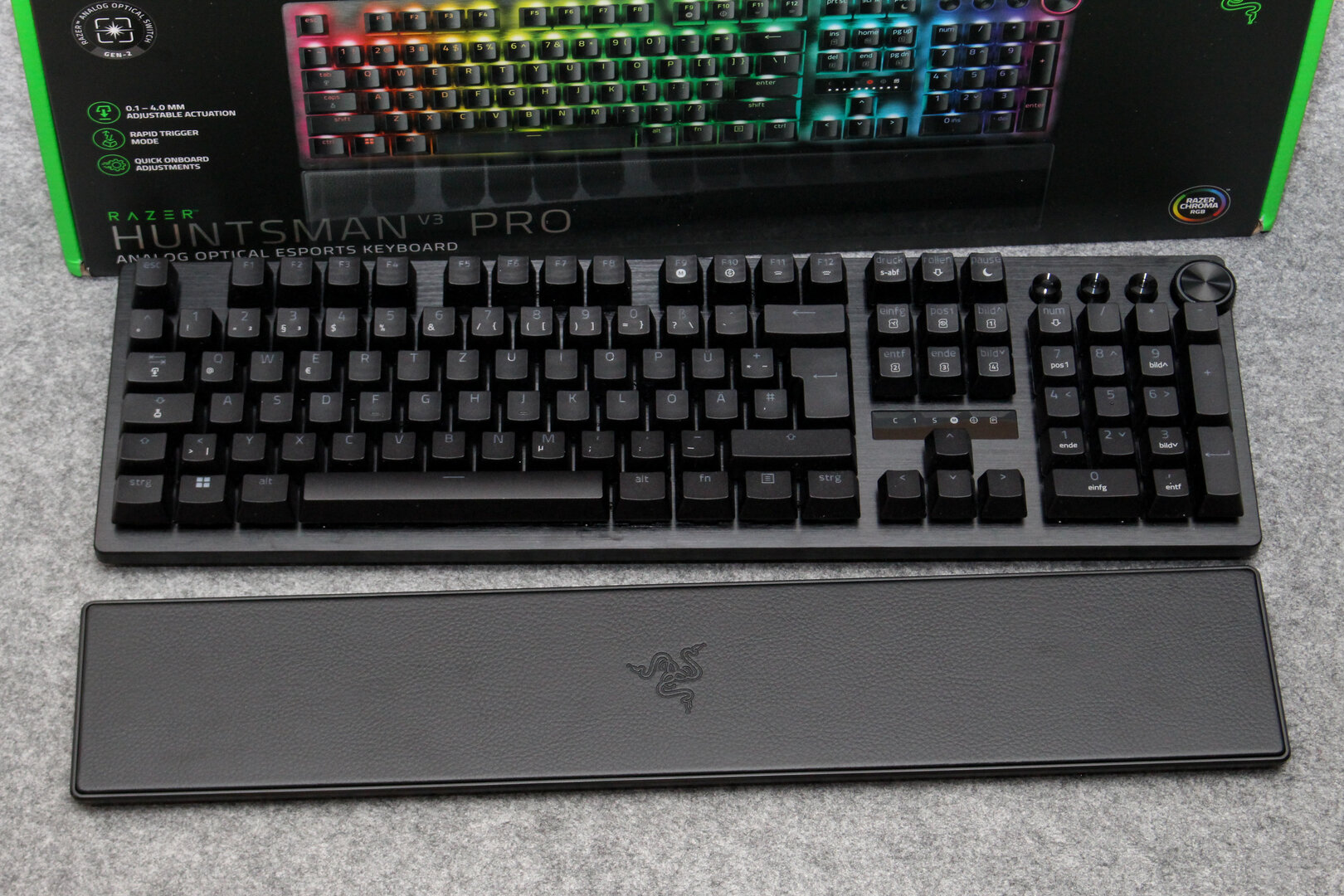 Huntsman V3 Pro: Die Taster überzeugen, die Tastatur aktuell nicht