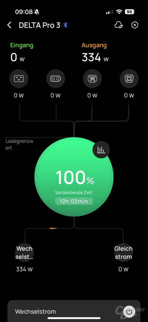 Delta Pro 3 in der EcoFlow-App