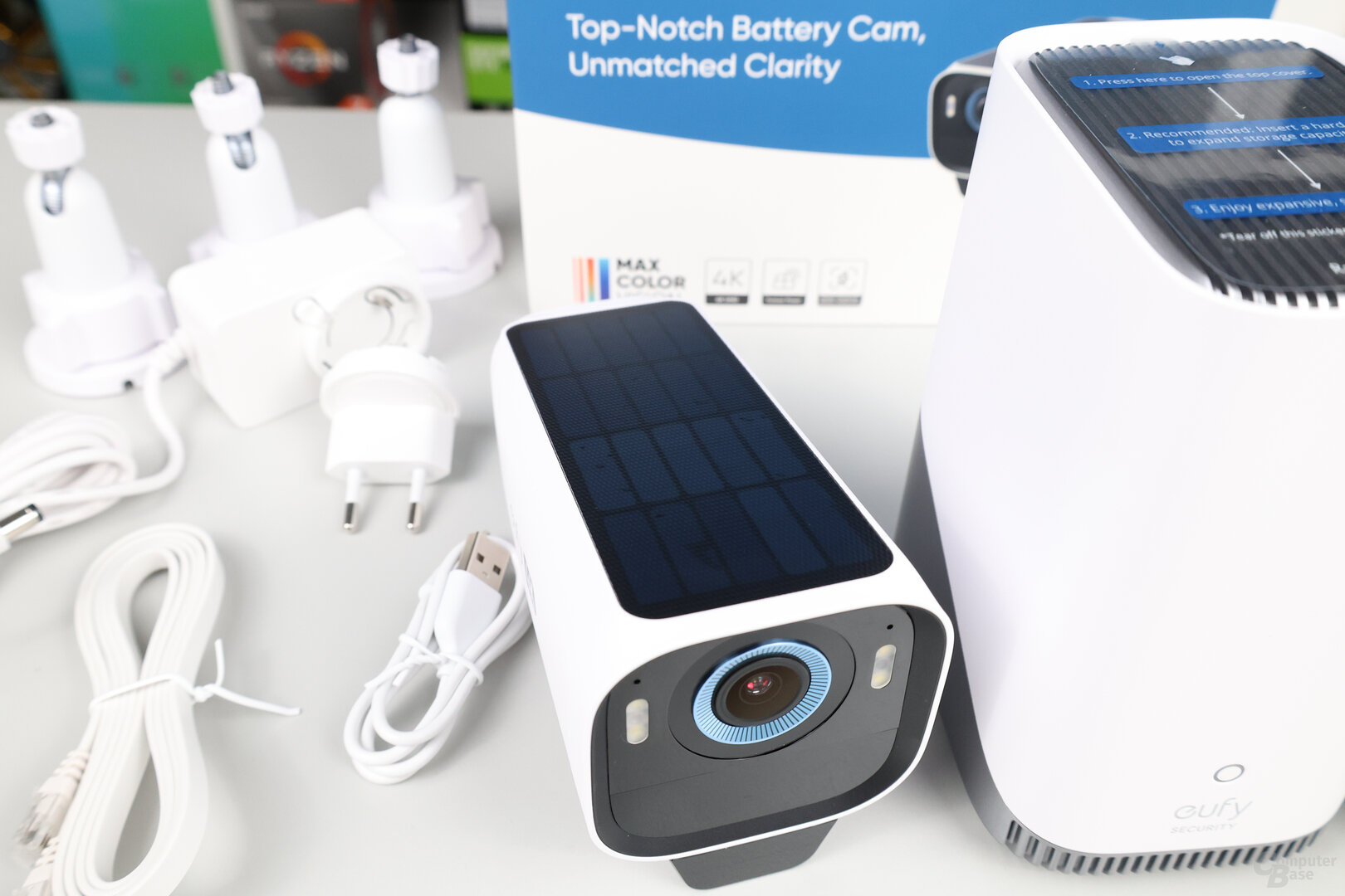 Integriertes Solarpanel der eufyCam S3 Pro