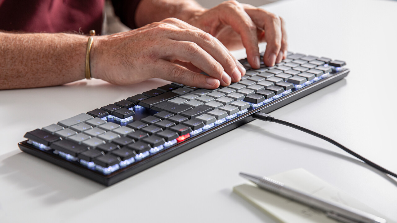 KW 550 MX LP, KW 300 MX, KC 500: Flache & kompakte Cherry-Tastaturen gegen Logitech