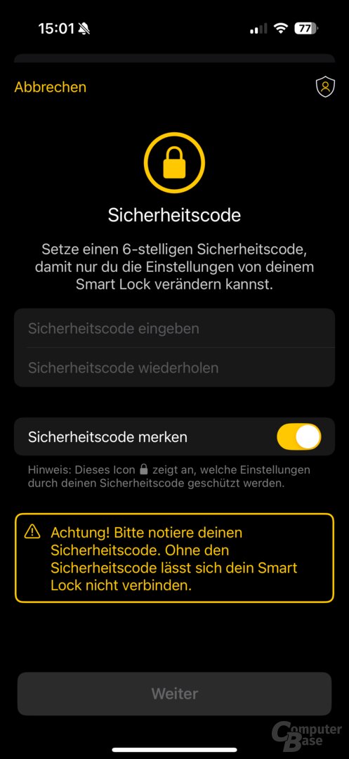 Ersteinrichtung des Nuki Smart Lock 5.0 Pro