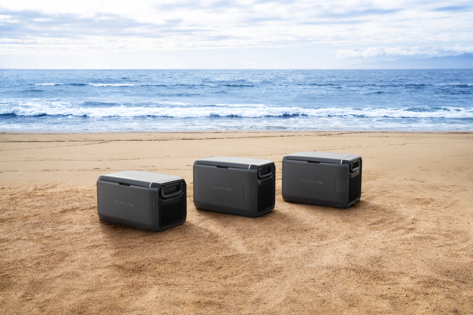 Die EcoFlow Glacier Classic ist mit 35, 45 und 55 Liter Volumen erhältlich