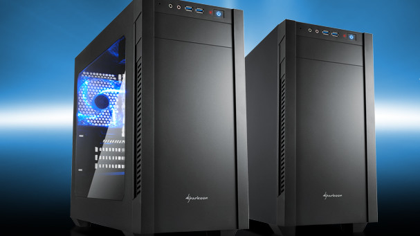 Sharkoon S1000: Zwei Gehäuse mit mittlerweile seltenem 5,25"-Schacht