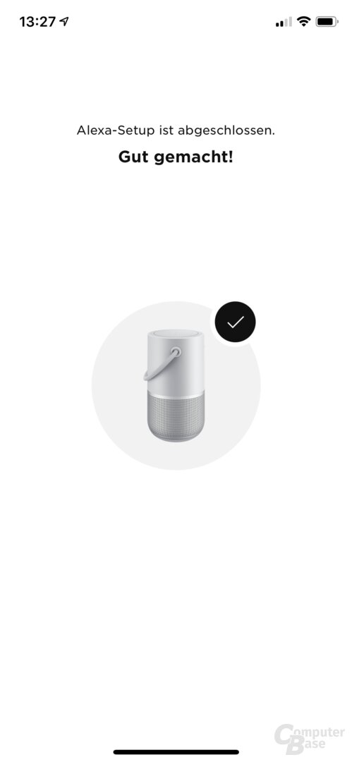 Bose-Music-App mit Bose Portable Home Speaker