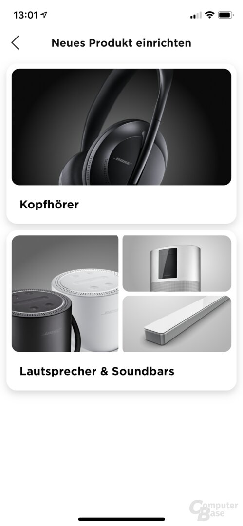 Bose-Music-App mit Bose Portable Home Speaker
