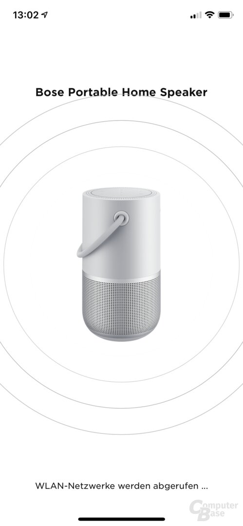 Bose-Music-App mit Bose Portable Home Speaker