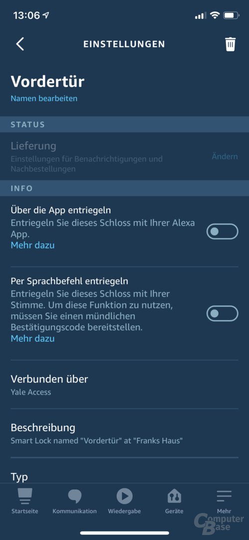 Yale-Access-App für das Yale Linus Smart-Lock