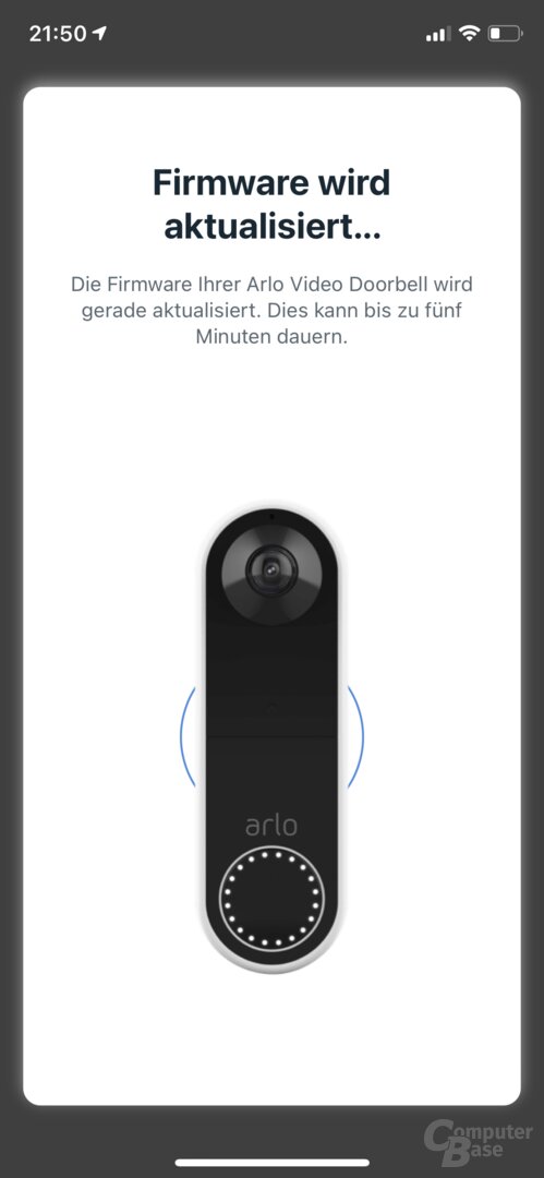 Einrichtung der Arlo Video Doorbell Wire-Free