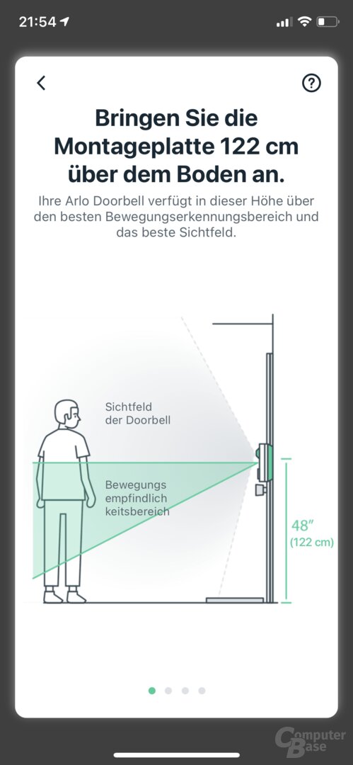 Einrichtung der Arlo Video Doorbell Wire-Free