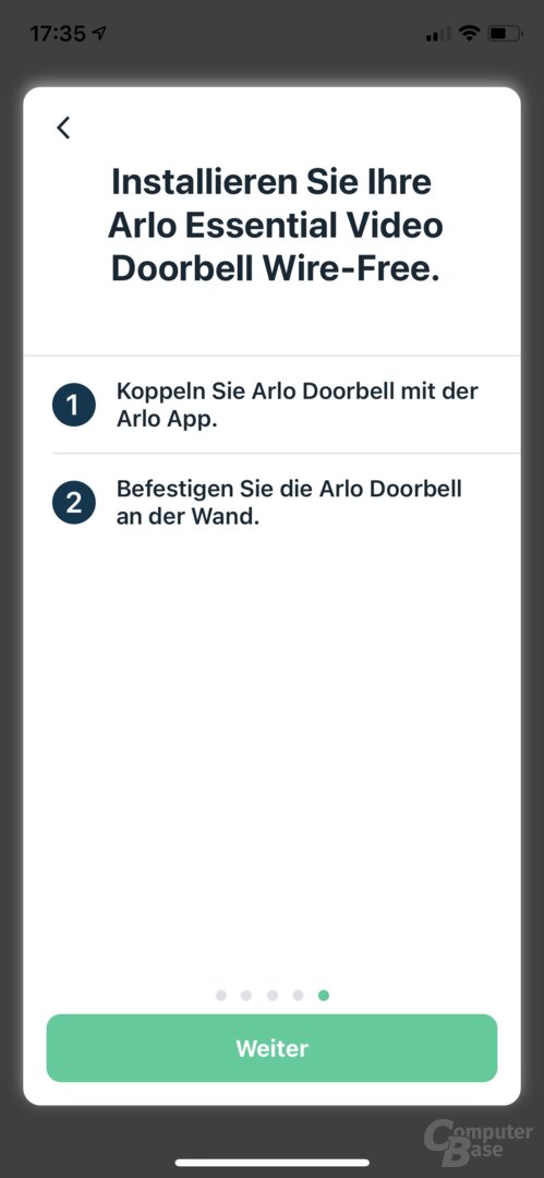 Einrichtung der Arlo Video Doorbell Wire-Free
